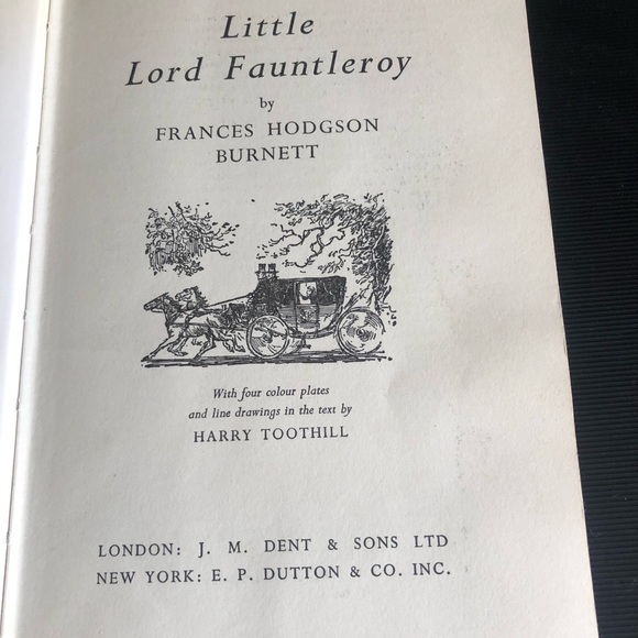 Little Lord Fauntleroy Book - Picture 6 of 11